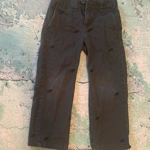 4T Janie and Jack Embroidered Pants
